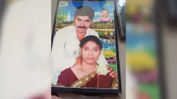 Guru Murthy with his wife Venkata Madhavi 