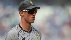 Rassie van der Dussen injury scare