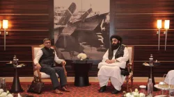 Indian Foreign Secretary with Taliban's acting Foreign Minister