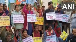 BJP protests against pregnant woman death in medinipore medical college and hospital