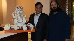 Himanta Biswa Sarma and Anant Ambani