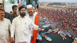 Maharashtra Deputy CM Eknath Shinde and Shiv Sena MPs/MLAs visiting Prayagraj for a holy dip at the Kumbh Mela signifies a strong assertion of Hindutva politics to challenge Uddhav Thackeray’s Shiv Sena on ideological grounds.