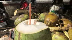 Coconut seller gives 'grounding advice' to woman