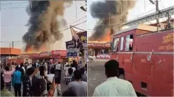 Gwalior trade fair fire