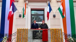 PM Modi with Emmanuel Macron