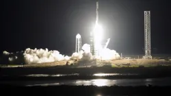 SpaceX Falcon 9 rocket moon landing