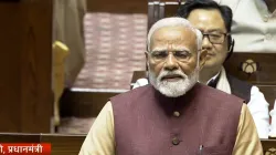 PM Modi targets Congress in Rajya Sabha.