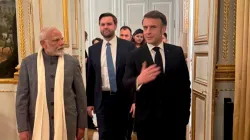 PM Modi with Emmanuel Macron