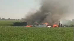 IAF's Mirage 2000 fighter aircraft crashes in Madhya Pradesh's Shivpuri.