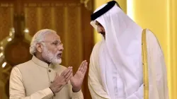 PM Modi with Qatar Amir