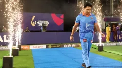 India Masters captain Sachin Tendulkar.