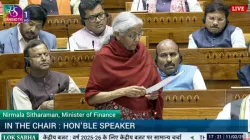 Nirmala Sitharaman, Budget session, Parliament 