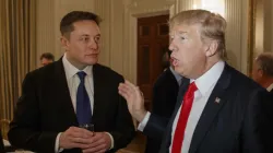 Donald Trump with Elon Musk