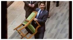 Justin Trudeau exits with a chair and a smile: The story behind the quirky farewell photo