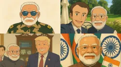 Union Government shared the Studio Ghibli-style portraits of PM Modi