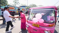 Women Day 2025, MK Stalin, Tamil Nadu CM Stalin launches 100 pink autos in chennai, Stalin announces