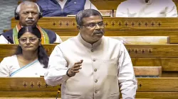 Pradhan speaks on three language formula in Rajya Sabha