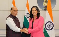 Tulsi Gabbard, Tulsi Gabbard India visit, Rajnath Singh