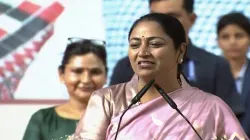 Rekha Gupta addresses ‘Mahila Divas Program’ on the occasion of International Women's Day 2025.