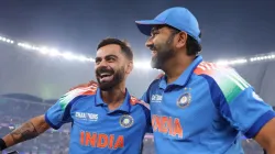 Rohit Sharma and Virat Kohli after India won Champions Trophy 2025