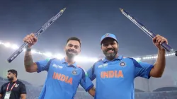 Virat Kohli and Rohit Sharma.