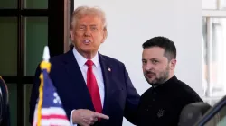 Donald Trump with Volodymyr Zelenskyy