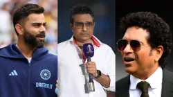 Virat Kohli, Sanjay Manjrekar, and Sachin Tendulkar