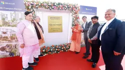 Yogi Adityanath, Yogi Adityanath attends Microsoft India Development Centre, groundbreaking ceremony