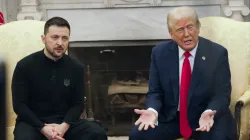 Donald Trump with Volodymyr Zelenskyy