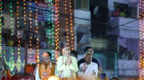 Glimpses from PM Modi's grand roadshow in Patna |PICS
