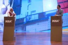 A sneak peak into PM Modi's biggest election interview with Rajat Sharma | Photos