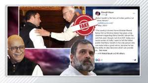 Fact Check: Did LK Advani praise Rahul Gandhi? Here's truth behind viral post