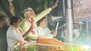 PM Modi holds his first roadshow in Kolkata ahead of final phase of voting for Lok Sabha elections