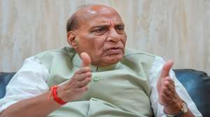 Rajnath blasts Congress for creating fear psychosis: 'BJP will never change Constitution's Preamble'