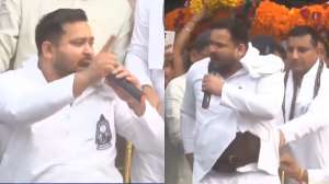 Unbearable pain: Tejashwi Yadav shows waist belt during rally, says doctors advised to take bed rest