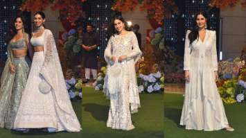 sachin and babi light blue dress Janhvi Kapoor to Katrina Kaif, who wore what to Anant Ambani-Radhika  Merchant's engagement bash