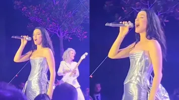Katy Perry performs at Anant Ambani-Radhika Merchant's pre-wedding ...