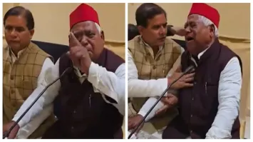 Ayodhya: SP MP Awadhesh Prasad breaks down while speaking on rape ...