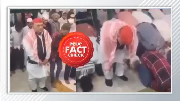 Fact Check: Did Samajwadi Party MP Awadhesh Prasad offer namaz ...
