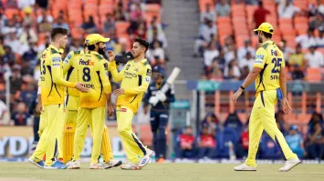 Chennai Super Kings against Gujarat Titans
