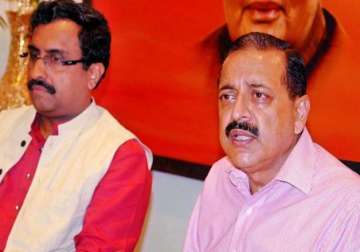 Ram Madhav, Jitendra Singh