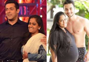 Arpita Khan and Aayush Sharma