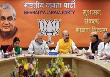 bjp meeting underway