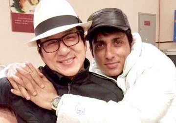 Jackie Chan with Sonu Sood