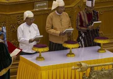 Htin Kyaw sworn in as Myanmar's President