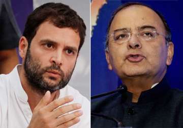 rahul gandhi and arun jaitley