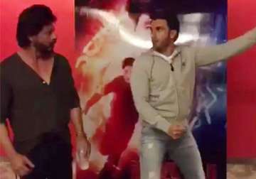 Ranveer and Shah Rukh