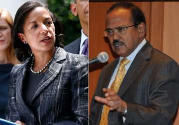 Susan Rice and Ajit Doval