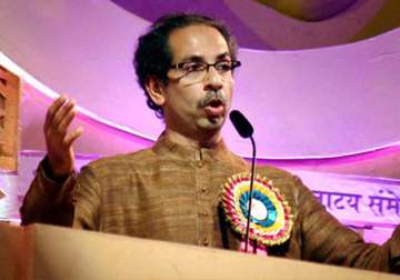 Shiv Sena president Uddhav Thackeray