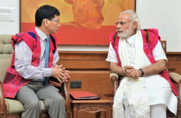 File Photo:Kalikho Pul in a meeting with PM Modi 